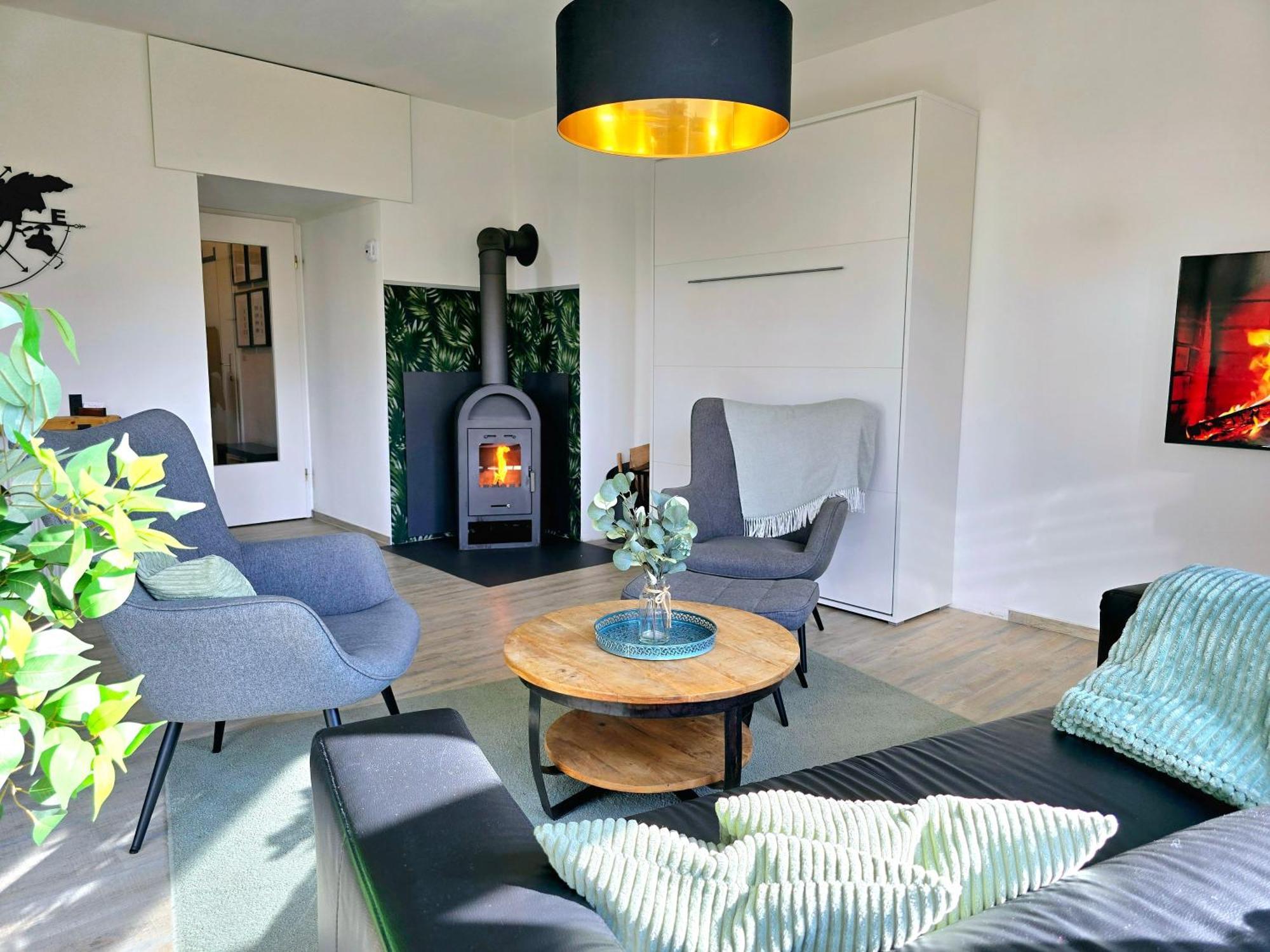 Ferienwohnung Fuchsbau Mit Kamin & Terrasse & Hunde วินเทอร์แบร์ก ภายนอก รูปภาพ