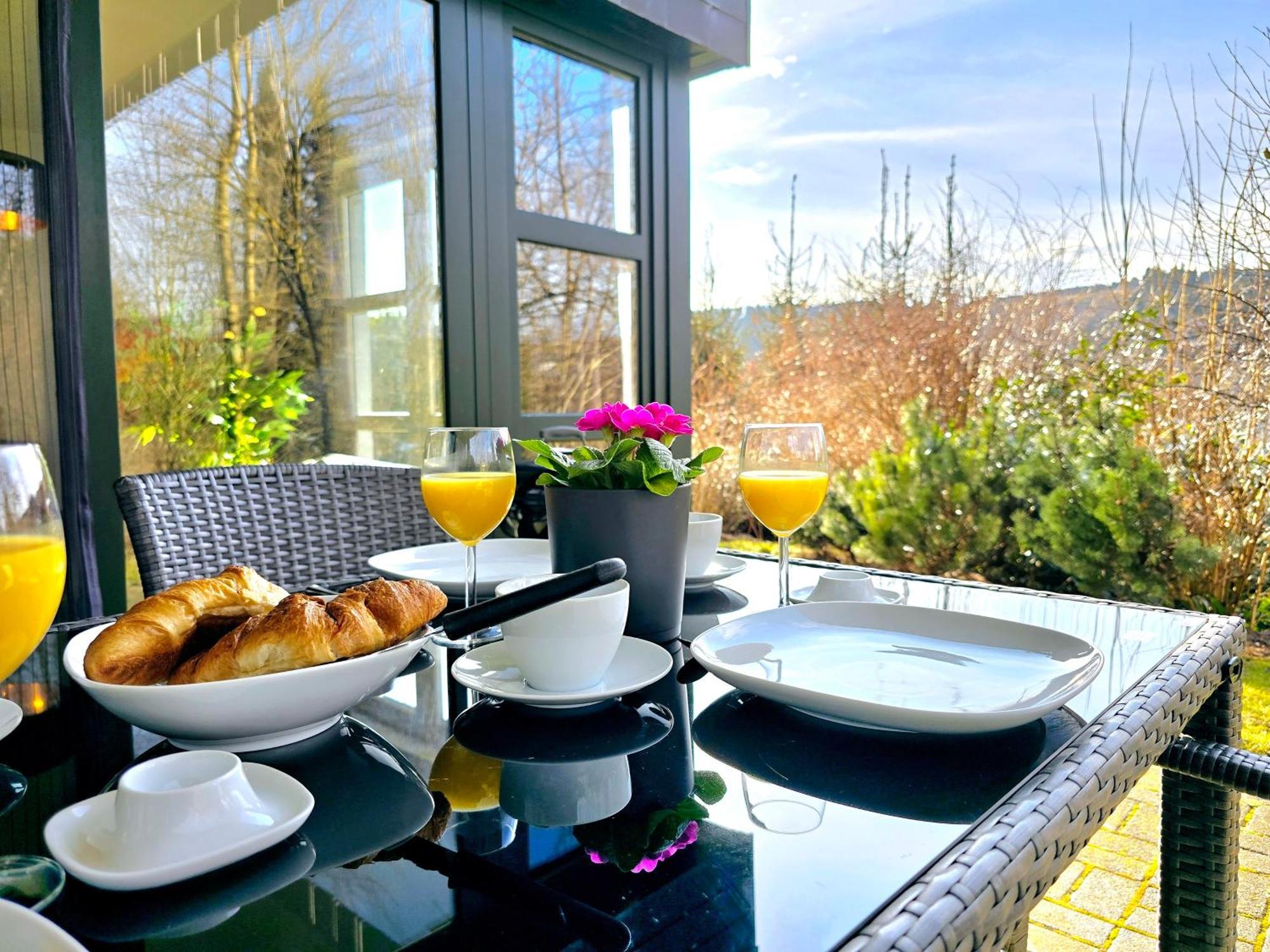 Ferienwohnung Fuchsbau Mit Kamin & Terrasse & Hunde วินเทอร์แบร์ก ภายนอก รูปภาพ